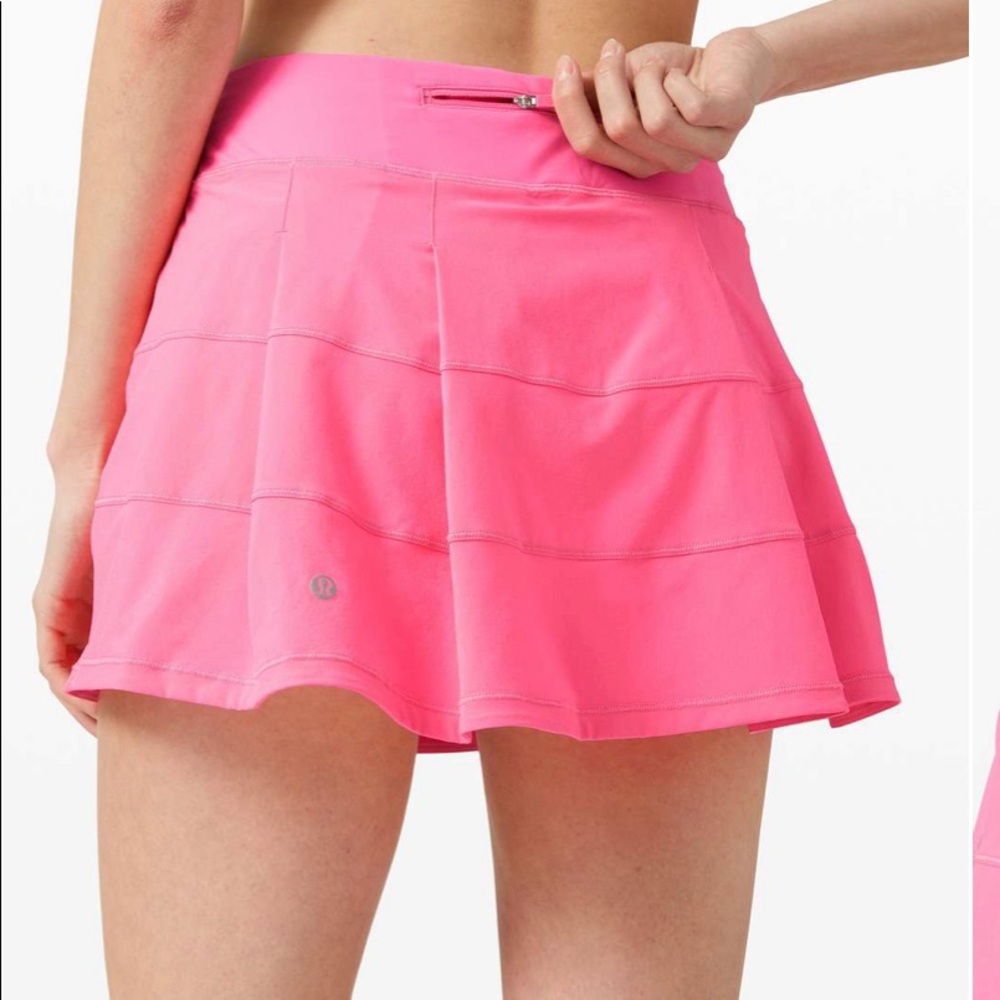 Lululemon Pace Rival Skirt (Tall) 8 in Dark Prism Pink